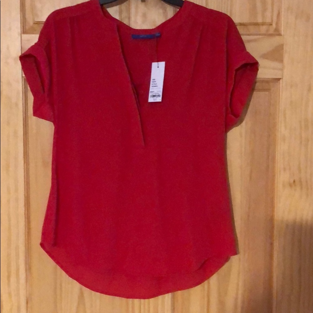 Apt. 9 sleeveless blouse. Small. Red. NEW!